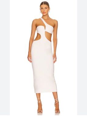 NBD Kara midi cut out dress